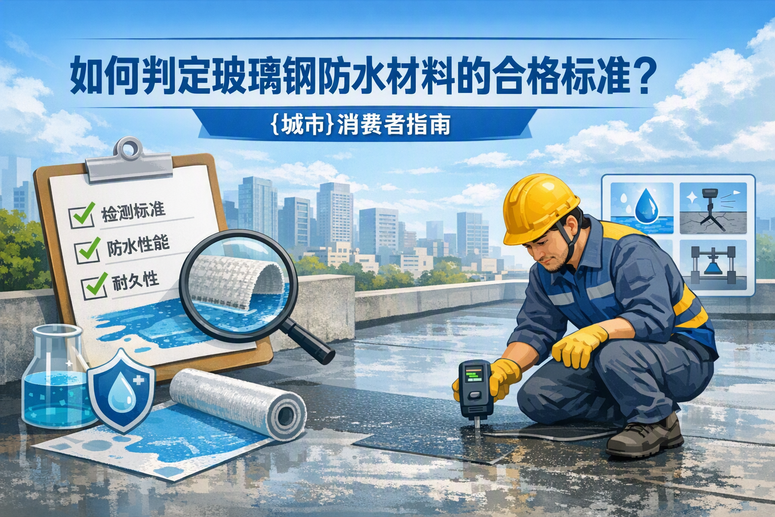 如何判定玻璃钢防水材料的合格标准? 上饶 消费者指南