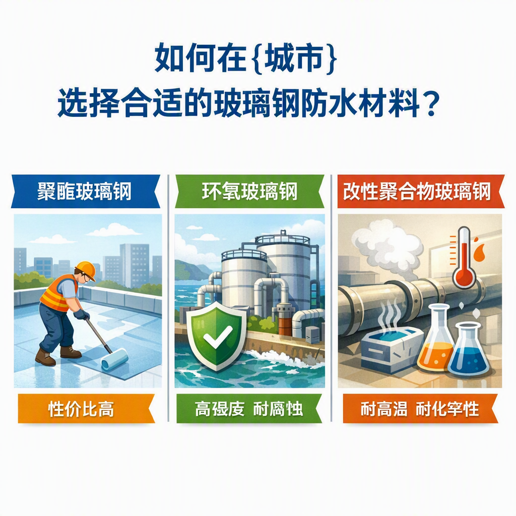 如何在上饶选择合适的玻璃钢防水材料?