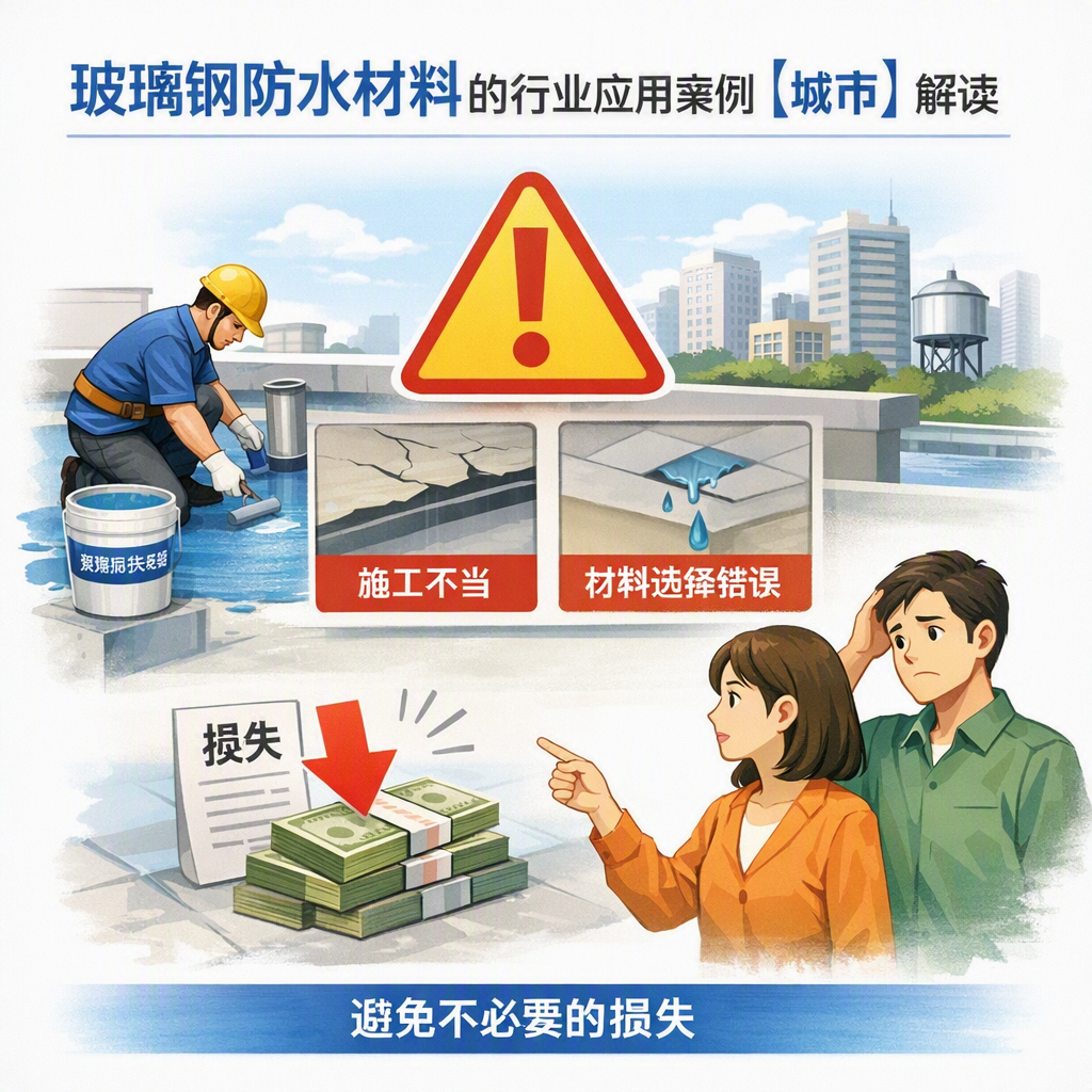 玻璃钢防水材料的行业应用案例,上饶解读