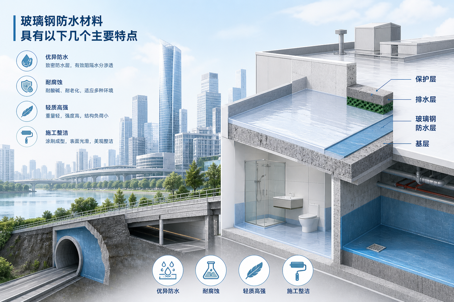 2023年玻璃钢防水材料市场趋势分析,关注 上饶 发展